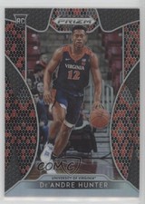 2019-20 Panini Prizm Draft Picks Red & Black Snakeskin De'Andre Hunter #4 0s5s