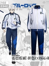 BLUE LOCK Cosplay Clothes Props Suit Anime Outfit Sports Wear School Uniform