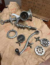 Chop-Rite Meat Grinder - Cast Iron Counter, Clamp-Down Model 10 - VG