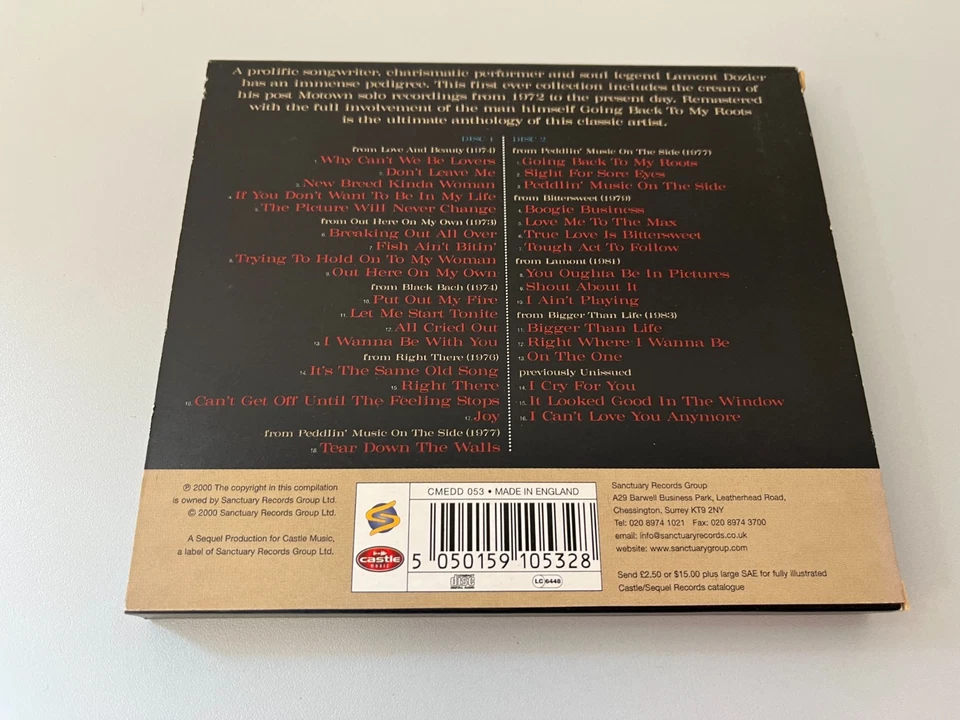 Lamont Dozier – Going Back To My Roots - The Anthology - 2 CD´s © 2000 - Bild 3 von 3