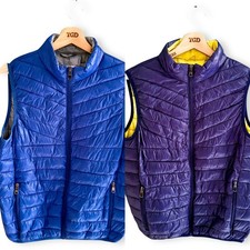 Ladies Puffer Body Warmer Zip Up Sleeveless Jacket Gilet Size 12