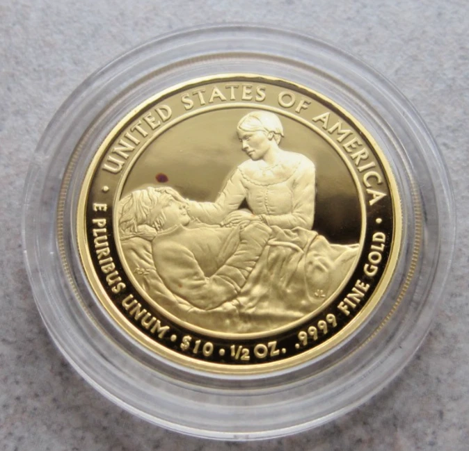 2009-W MARGARET TAYLOR $10 GOLD PF COIN FIRST SPOUSE SERIES; ORIGINAL MINT PKG. - Image 4 of 4