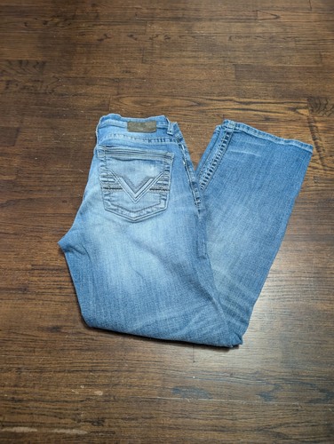 Jeans BKE Délavé Medium - Taille 30, Capri, Effet Usé D'usine, Occasion Très Bon état