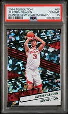 2024 PANINI REVOLUTION 65 ALPEREN SENGUN CHINESE NEW YEAR EMERALD /88 PSA 10