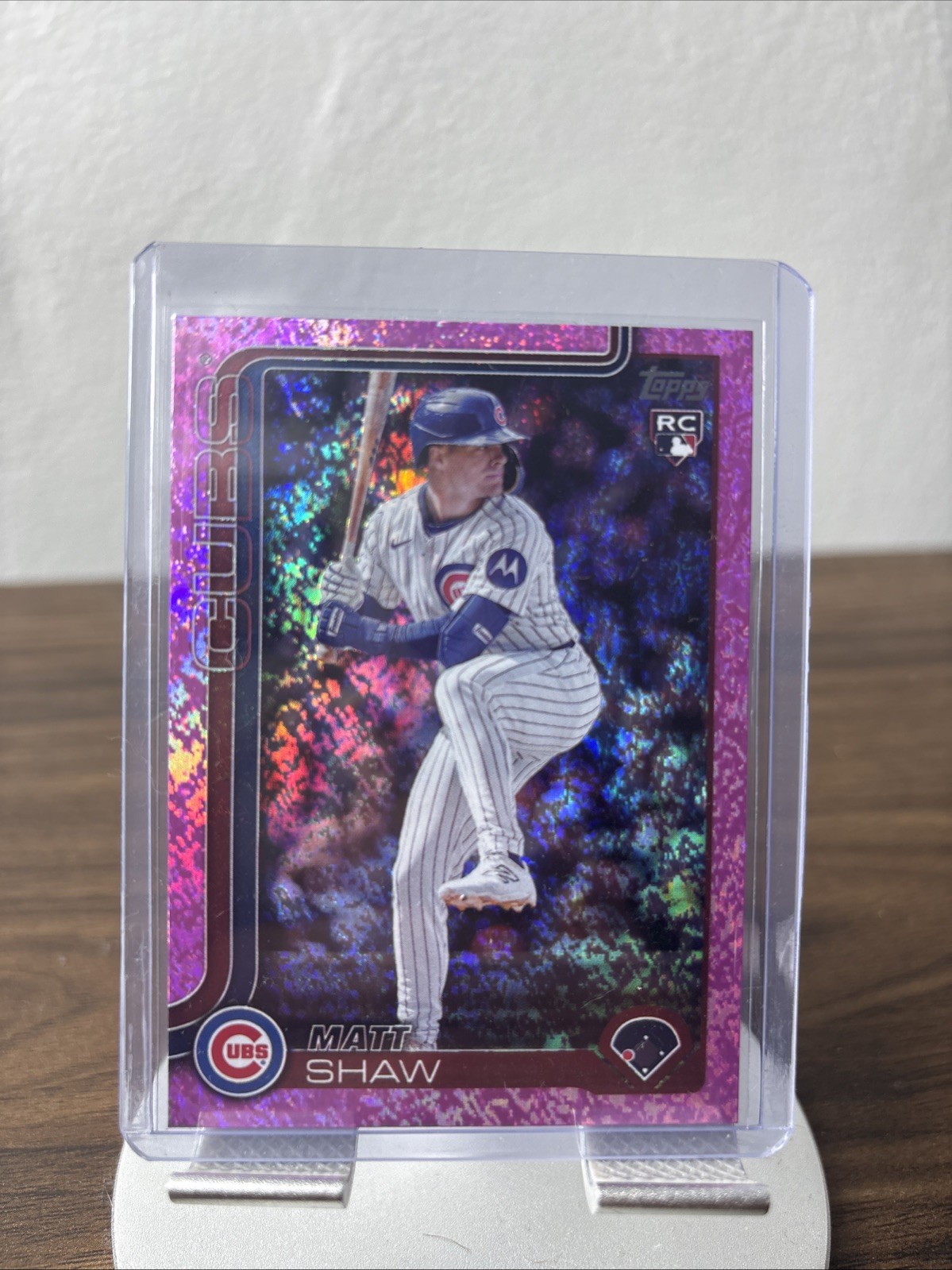 2025 Topps Update Series - Matt Shaw #US200 Pink Holo Foil (RC)
