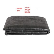 Garden Weed Mat 2Pcs 1M/2M/4M 100gsm Heavy Duty Ground Cover Fabric