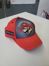 New Super Mario 1985 Baseball Hat 3D Pop Caps Nintendo Kids Size Snapback NWT