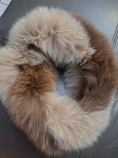 vtg fox fur wrap scarf