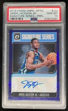 2018-19 Donruss Optic Series Purple #SG-JJJ Jaren Jackson Jr. RC Auto PSA 10