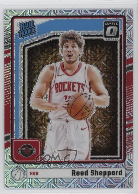 2024-25 Panini Donruss Optic Rated Rookie Choice Prizm Reed Sheppard #255 11s9