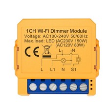 2X(Module de Commutateur de Variateur Intelligent Tuya WiFi 1CH, Contrôle d5792