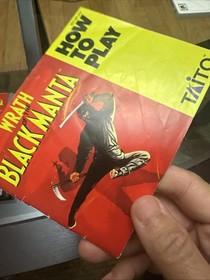 WRATH OF THE BLACK MANTA 1989 Authentic Nintendo NES! With Manual!