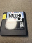 Madden NFL 98 (Sega Genesis, 1997), Football Video Game, Includes Cartridge Only