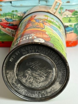 VINTAGE BEVERLY HILLBILLIES Metal LUNCHBOX AND THERMOS Aladdin | eBay