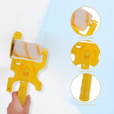 1 Set Praktische Wandfarbe Pinsel Wand Rolling Pinsel Malerei Pinsel