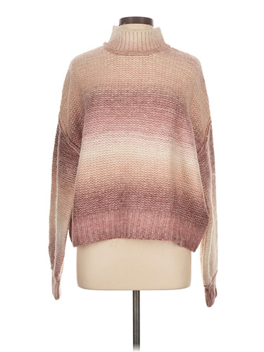 Rachel Zoe TJX Women Pink Pullover Sweater L