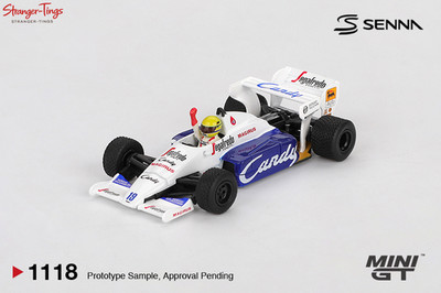 Mini GT Toleman TG184 #19 Ayrton Senna 1984 Monaco Grand Prix 2nd 1:64