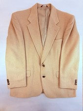 Vintage Burt Pulitzer Camel Hair Blazer Joseph Horne Pittsburgh USA Mens 40R