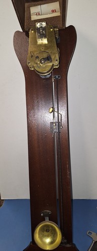 Rare Hickory Dickory Dickory Dock Mouse Novelty Wall Clock Working Complete +Key - Picture 8 of 17