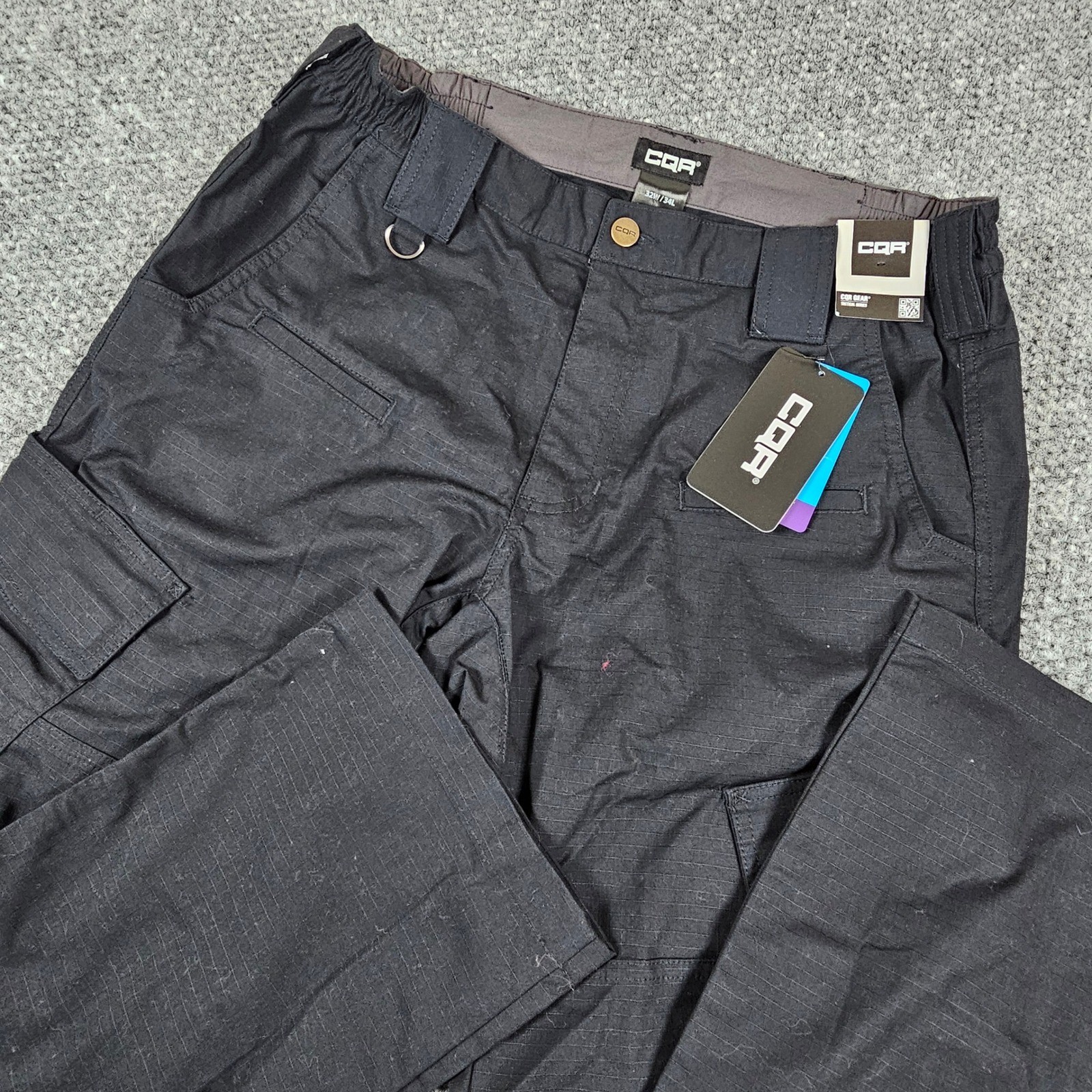 Black Size 32w 34l Mens Outdoor Work Edc