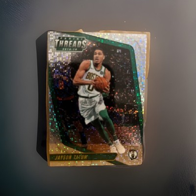2018-19 Panini Threads Jayson Tatum Dazzle #17 SP Parallel NBA Boston Celtics