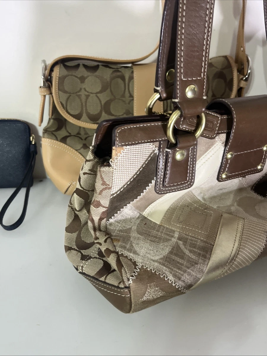 Coach Patchwork Shoulder Bag Medium Bags & Handbags for Women for