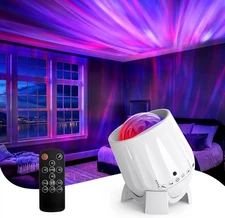 Northern Lights Projector, Galaxy Projector Night Light with Remote Control& Tim