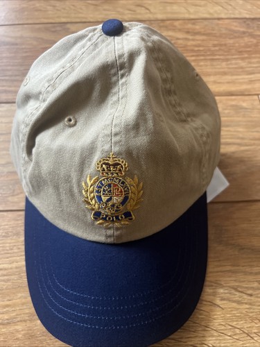 Polo Ralph Lauren 90s Crest Color Block Twill Cap 6 Panel Hat NWT