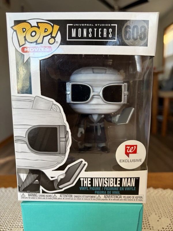 Funko Pop! Universal Monsters - The Invisible Man - Walgreens (Exclusive) MIB