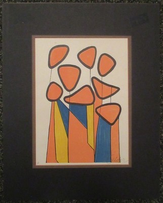 1972 Alexander Calder Pencil Signed Lithograph, 