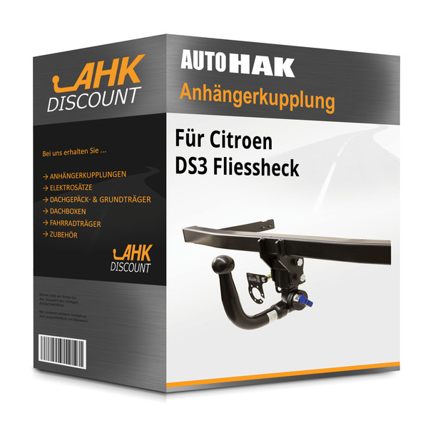 für Citroen DS3 Fliessheck 04.2010-Jetzt Auto HAK AnhäNgekupplung Abnehmbar AHK-image