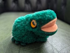 Steiff Frog Wool Toy Vintage 60s Steiff Animal Retro Plush Toy 50s J23