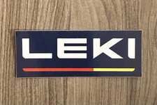 Authentic Leki Sticker Decal Trekking Poles Trail Running Alpine Skiing 