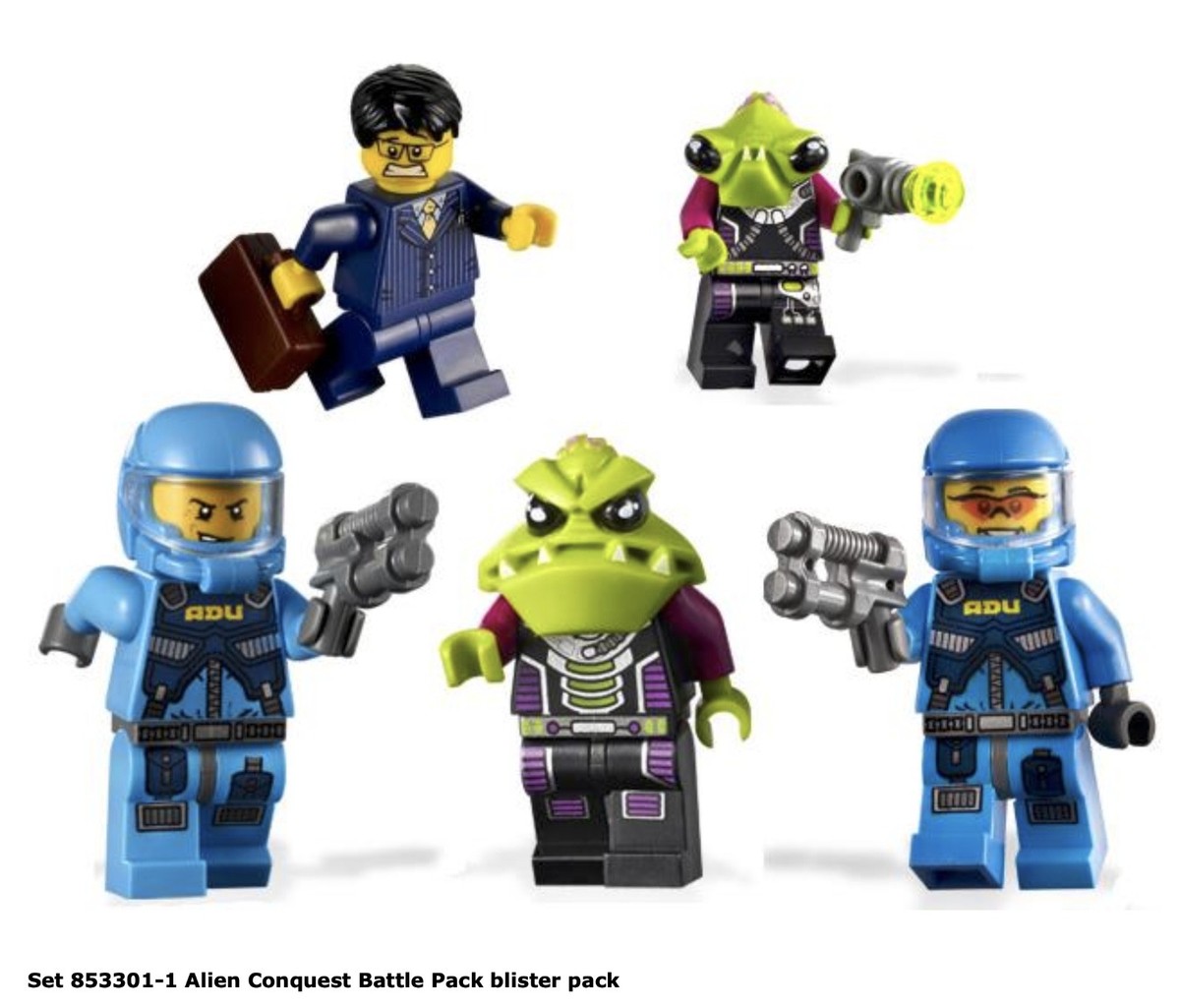 リミテッドエディション フルコンプ 1-17 NEW Lego Alien Conquest MINIFIGURE Pack Set Pilot Trooper Minifigs