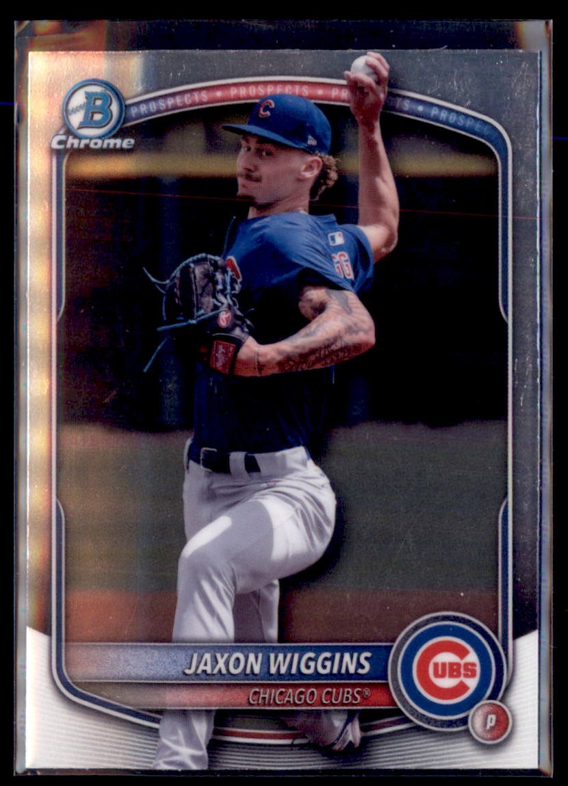2025 Bowman Chrome Jaxon Wiggins Cubs BDC-173 5 Card Lot