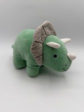 Carters Just One You Triceratops Dinosaur Plush Gray Green 2019 Musical 9"