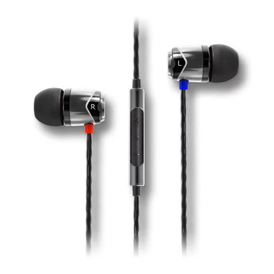 Soundmagic E10c In Ear Isolating Earphones Microphone - /Black Silver - Image 2