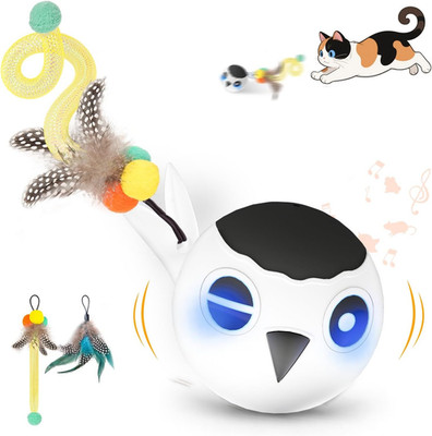Cat Toys, Interactive Kitten Toys Indoor Cats, USB Rechargeable Electronic Smart