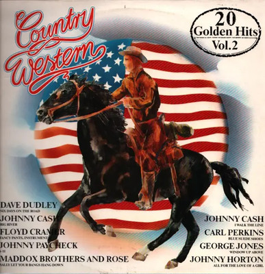LP Johnny Cash, Benny Barnes, Carl Belew, a.o. Country & Western 20 Golden Hits