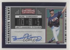 2019 Panini Elite Extra Edition Burl Carraway #USA-BC Auto y6z