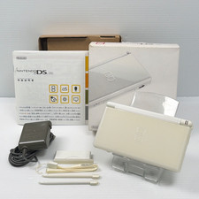 Nintendo DS Lite Crystal White USG-001 Boxed Tested Working JP