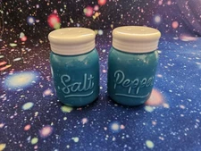 SWEESE SALT & PEPPER SET STEEL BLUE" HARD-TO FIND COLOR NWOT