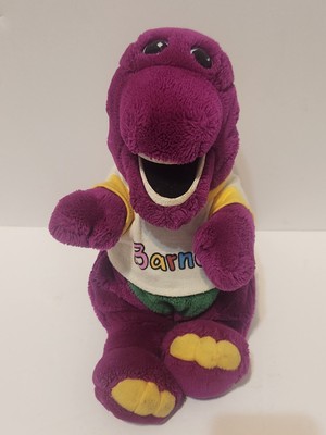 Vintage Dakin Barney Purple Plush Dinosaur 13 Inch Lyons Stuffed Toy 1992
