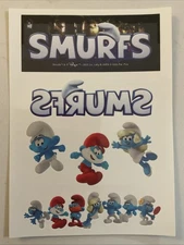 The Smurfs New Movie Temporary Tattoos with 5 Fun Images SHIP WELL PROTECTED