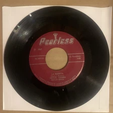 Ventura Romero, 45 rpm, Mexico Press, VG, La Burrita, 45/8971