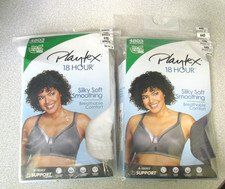 WOMENS PLAYTEX 18 HOUR 4803 SILKY SOFT SMOOTHING BREATHABLE COMFORT BRA 44C 44D