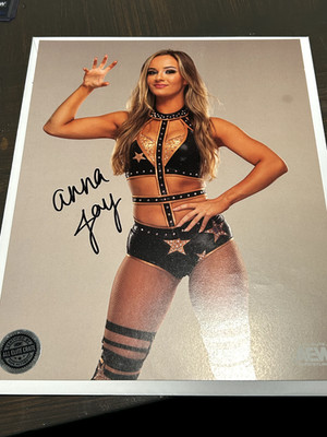 AEW Anna Jay Autographed 8x10 All Elite Crate Exclusive COA