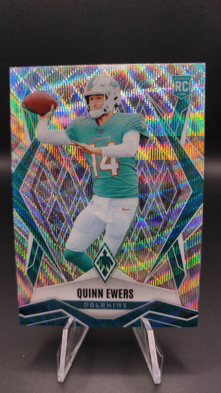 2025 Panini Phoenix - Rookies Quinn Ewers #159 Silver Wave (RC) /199