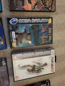 SEGA SATURN 10 Game Bundle mighty hits, alone in the dark, panzer dragoon More!