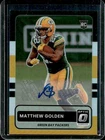 2025 Donruss Optic Matthew Golden Base (RAW)